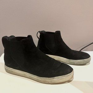 Vince High Top Black Sneakers ( US 7.5 )